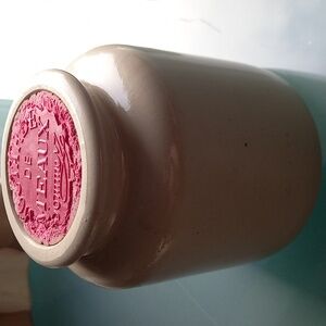 Vintage Mustard Stoneware Jar